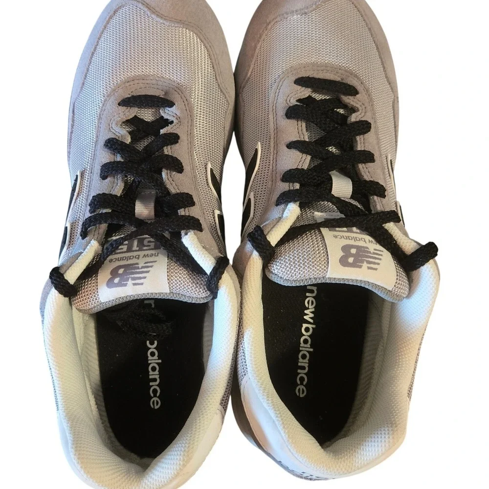 New Balance 515 ML515AGG Gray Black Retro Running Sneakers Men's‎ 10.5